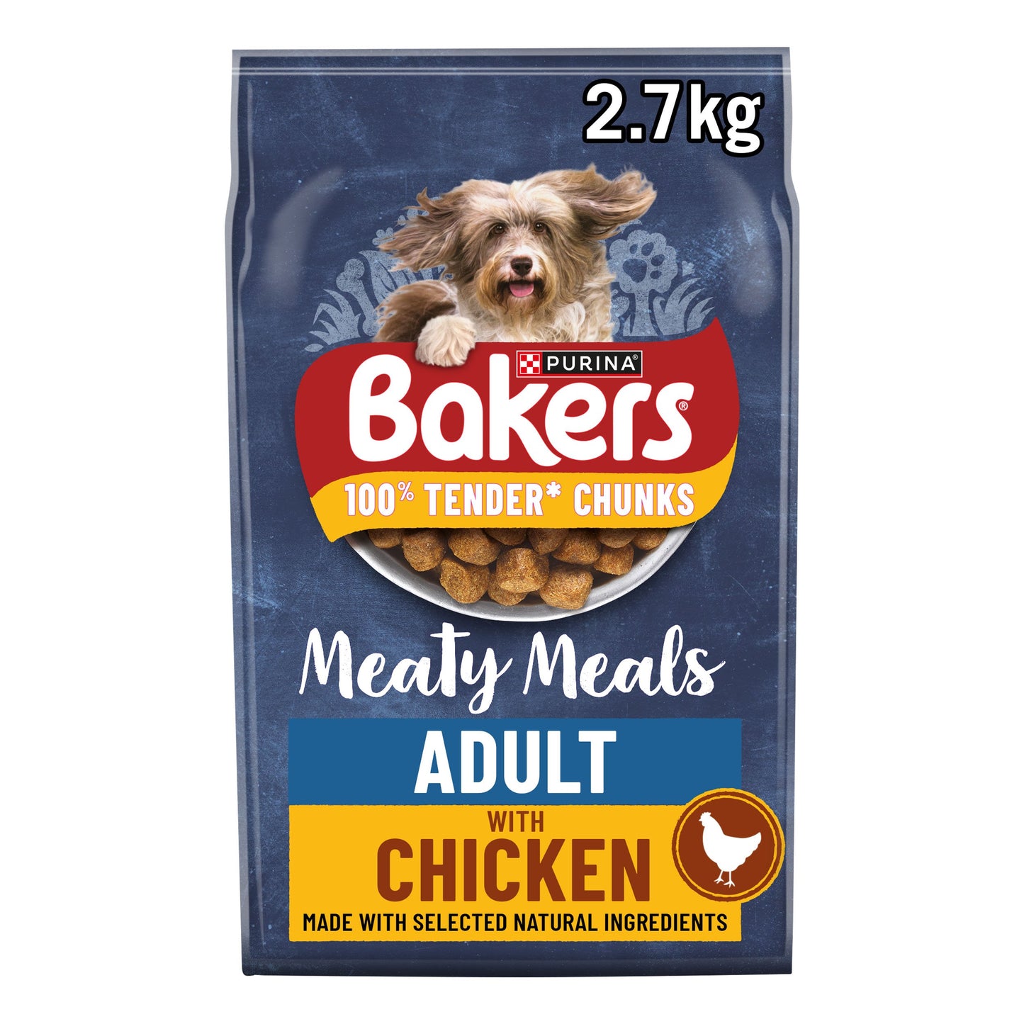 Bakers Meaty Meals Chicken Adult Dry Dog Food