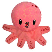 Bite Force Kevlar Tough Plush Octopus Squeak and Crinkle Dog Toy