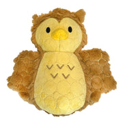 Bite Force Kevlar Tough Plush Owl Crinkle and Squeak Dog Toy