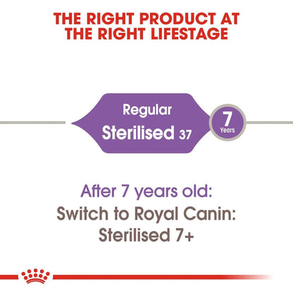 Royal Canin Sterilised 37 Adult Dry Cat Food - 10kg