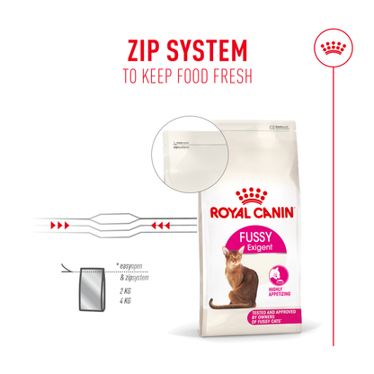 Royal Canin Fussy Adult Dry Cat Food - 50g, 400g, 2kg, 4kg & 10kg