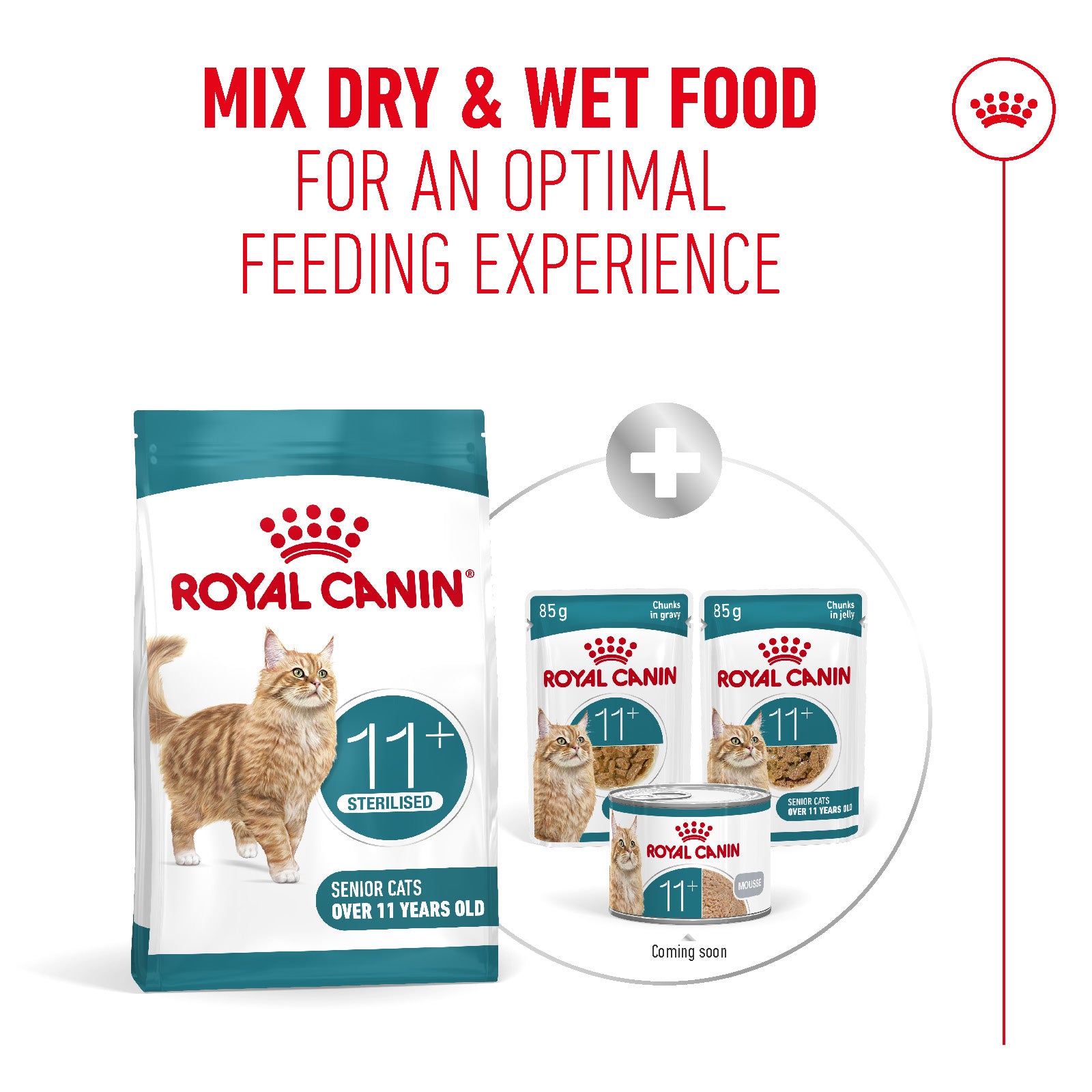 Royal Canin Sterilised Ageing 11+ Senior Dry Cat Food - 400g, 2kg & 4kg