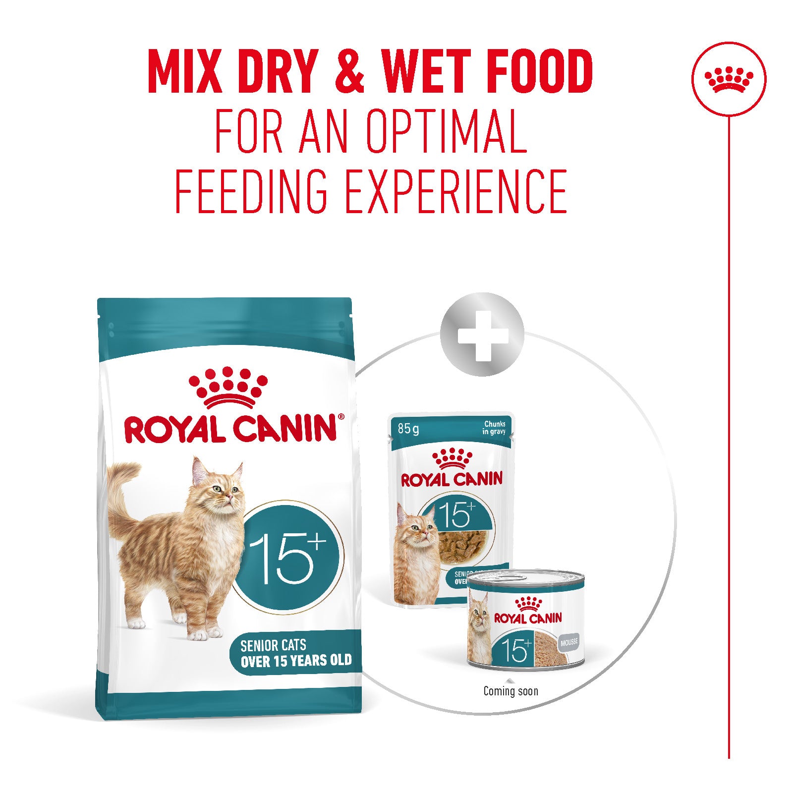 Royal Canin Ageing 15+ Senior Dry Cat Food - 400g, 2kg & 4kg
