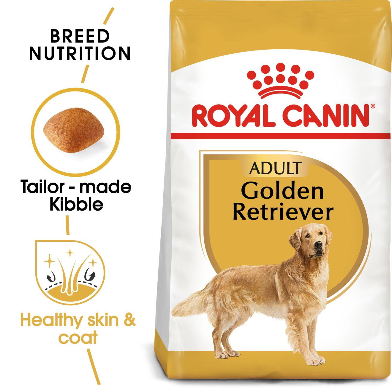 Royal Canin Golden Retriever Adult Dry Dog Food - 15kg
