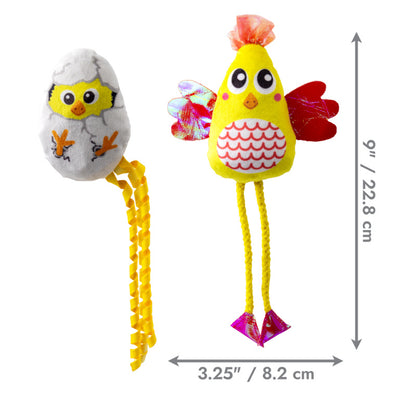 KONG Scrattles Chicken Cat Toy