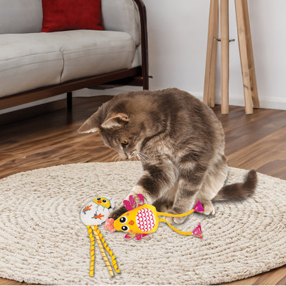 KONG Scrattles Chicken Cat Toy
