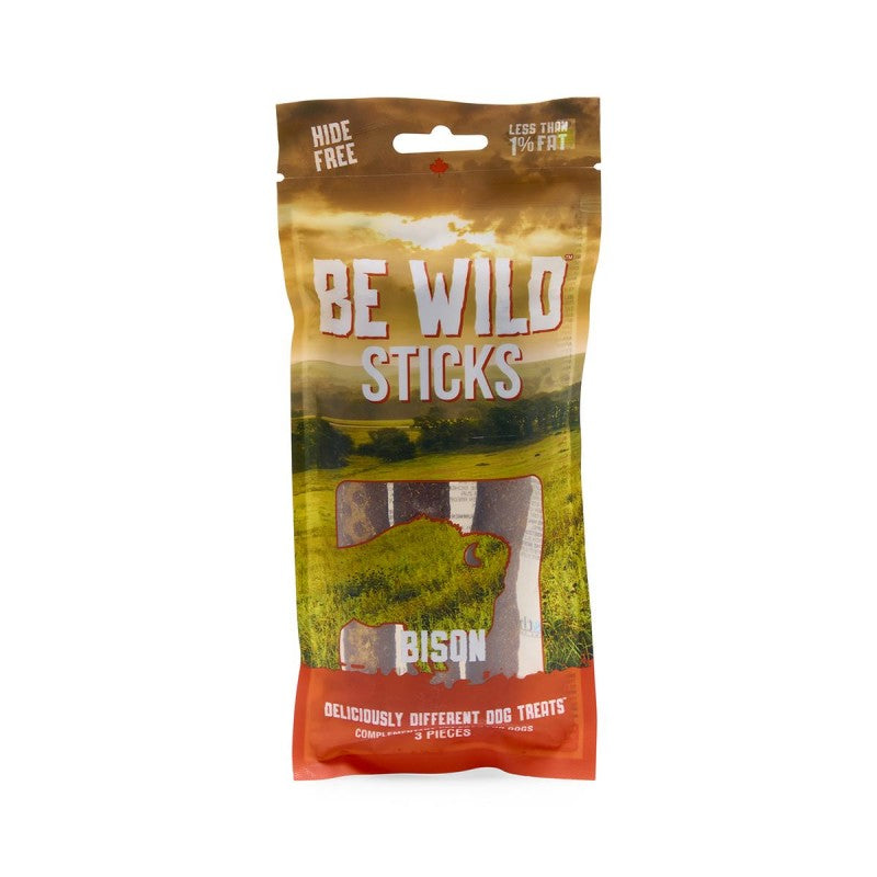 Be Wild Exotic Bison Sticks Dog Treat