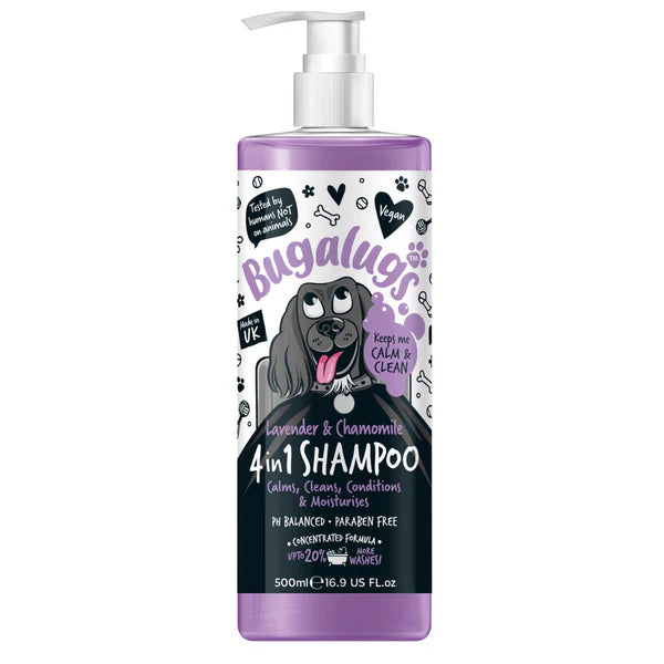 Bugalugs 4 In 1 Dog Shampoo - Lavender & Chamomile