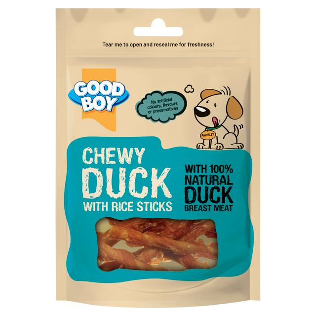 Good Boy Good Boy Chewy Sticks Duck Adult Treat Dog Food pet food packaging