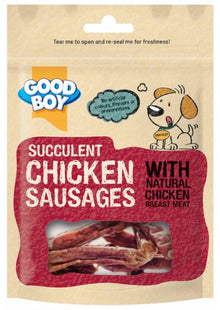 Good Boy Succulent Chicken Sausages Dog Treats