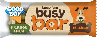 Good Boy Busy Bar 1 Large Chicken Chew Dog Treats