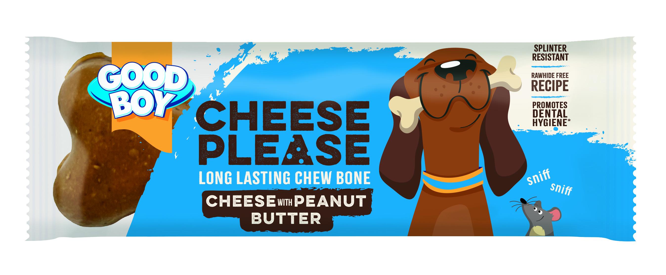 Good Boy Good Boy Cheese Please Peanut Butter Adult Treat Dog Food pet food packaging