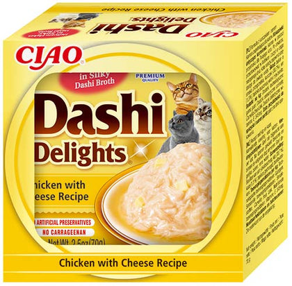 Ciao Dashi Delights Wet Cat Food - Chicken with Cheese Recipe