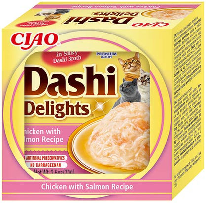 Ciao Dashi Delights Wet Cat Food - Chicken with Salmon Recipe