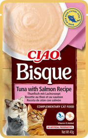 Ciao Bisque Wet Cat Food - Tuna with Salmon Recipe