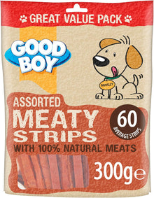 Good Boy Assorted Meaty Strips Dog Treats