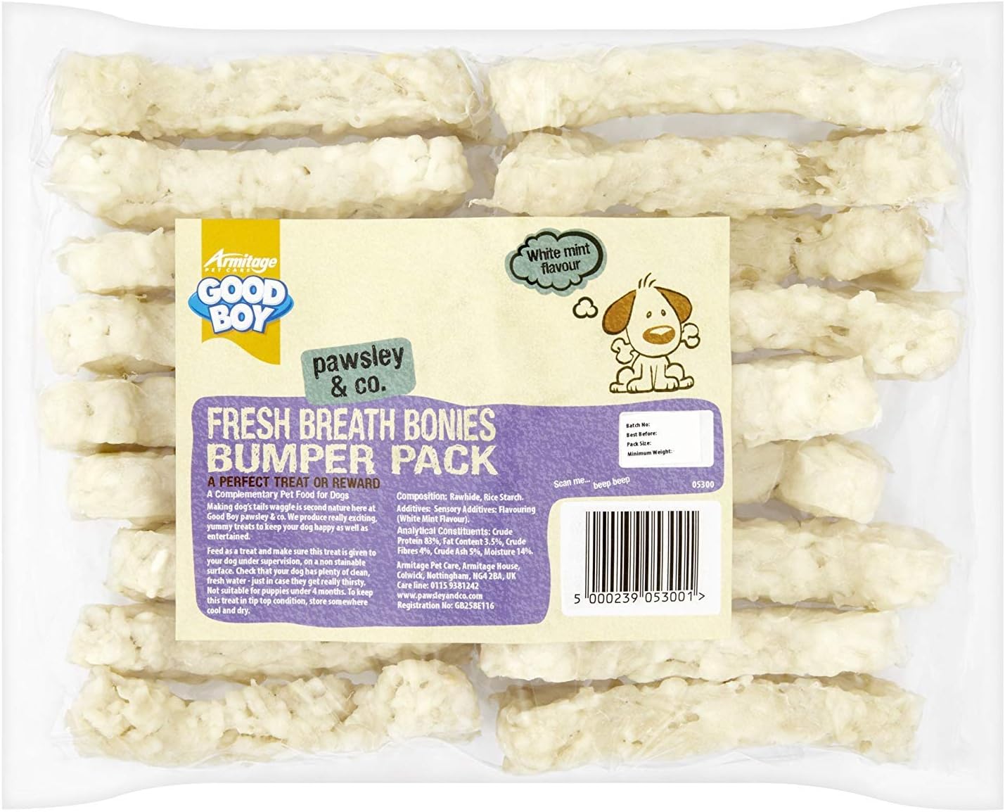 Good Boy Good Boy Pawsley Co Breath Bonies Adult Treat Dog Food pet food packaging
