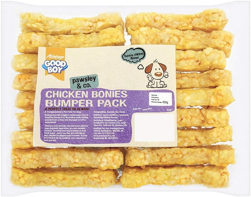 Good Boy Good Boy Pawsley Co Bonies Chicken Adult Treat Dog Food pet food packaging