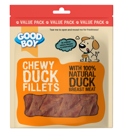 Good Boy Chewy Duck Fillets Dog Treats