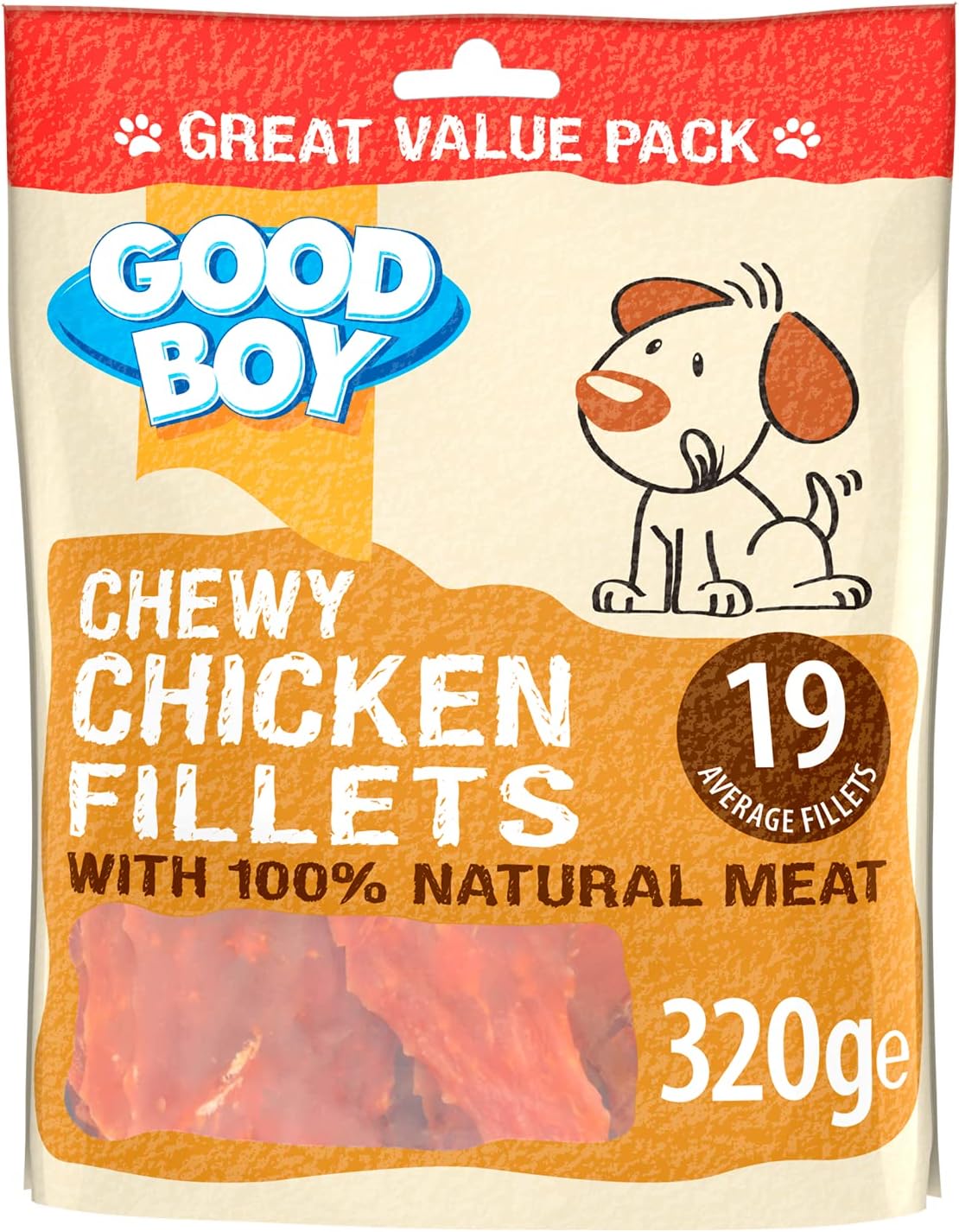 Good Boy Pawsley & Co Chewy Chicken Fillets Dog Treats