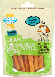 Good Boy Pawsley & Co Chewy Chicken with Sweet Potato Sticks Dog Treats