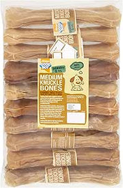 Good Boy Pawsley & Co Rawhide Chew Medium Knuckle Bones Dog Treats