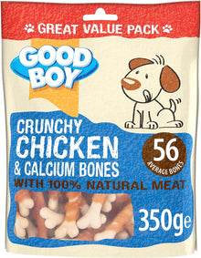 Good Boy Crunchy Chicken & Calcium Bones Dog Treats