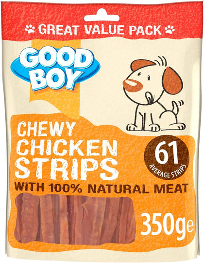 Good Boy Chewy Chicken Strips Dog Treats
