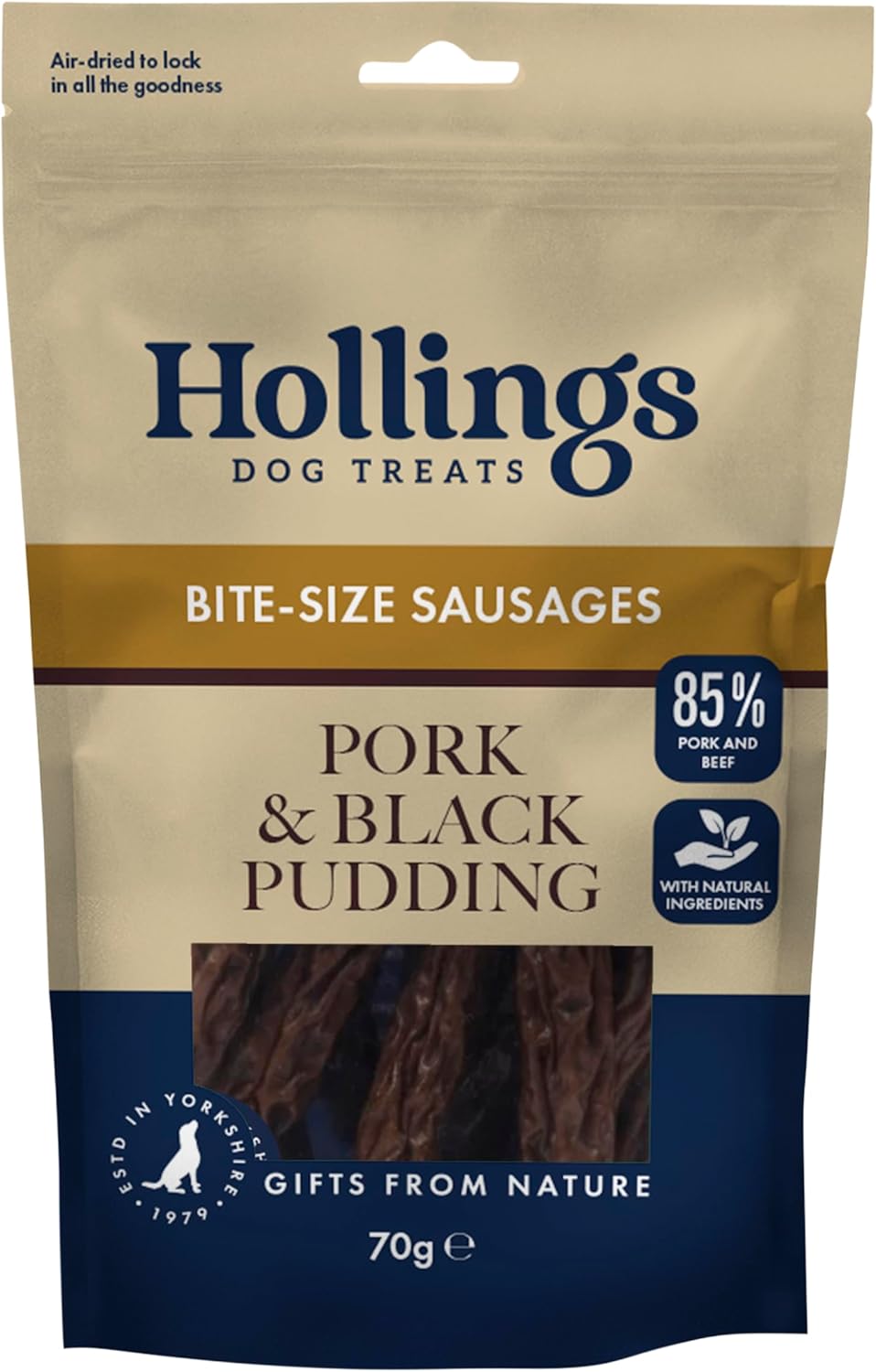 Hollings Gourmet Sausages Pork & Black Pudding