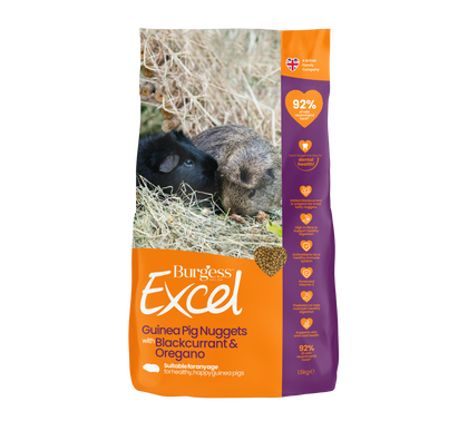 Burgess Excel Guinea Pig Nuggets - Blackcurrant & Oregano