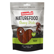 Naturefood Dog Treats Chewy Sticks Duck - Medium