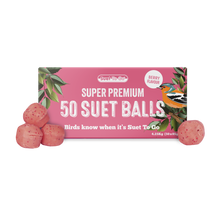 Front View of Suet to Go Suet Balls Refill Wild Bird Food - Berry - 50 x 85g