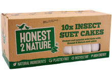 Front View of Suet to Go Suet Blocks Honset 2 Nature Value Pack Wild Bird Food - Insect - 10 x 280g