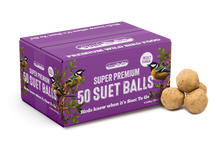 Front View of Suet to Go Suet Balls Refill Wild Bird Food - Insect - 50 x 85g
