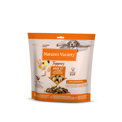 Nature's Variety Freeze Dried Topper for Adult Dogs - Chicken