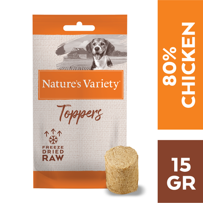 Nature's Variety Freeze Dried Topper for Adult Dogs - Chicken