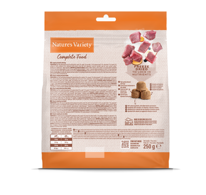 Nature's Variety Complete Freeze Dried Adult Dry Dog Food - Beef