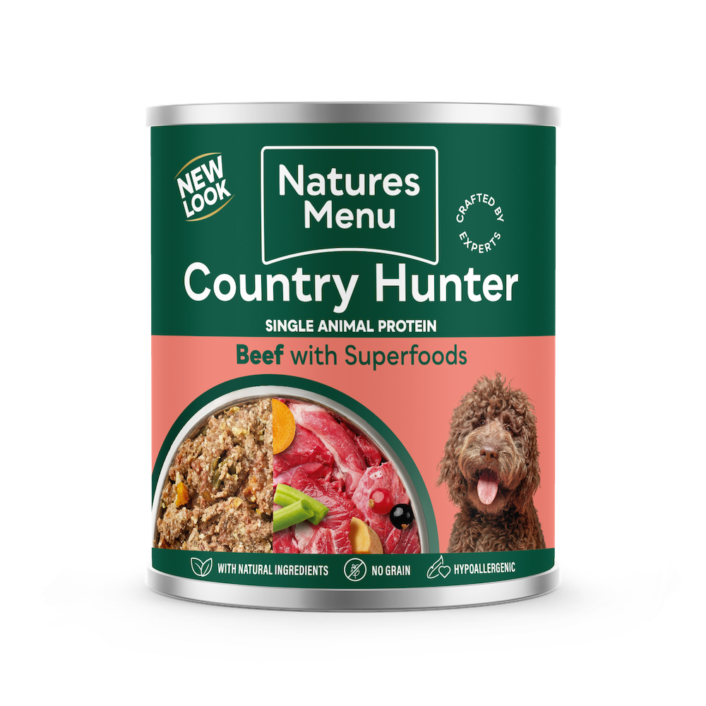Natures Menu Country Hunter Superfood Selection Multipack Wet Dog Food Cans - Venison, Rabbit, Beef & Wild Boar