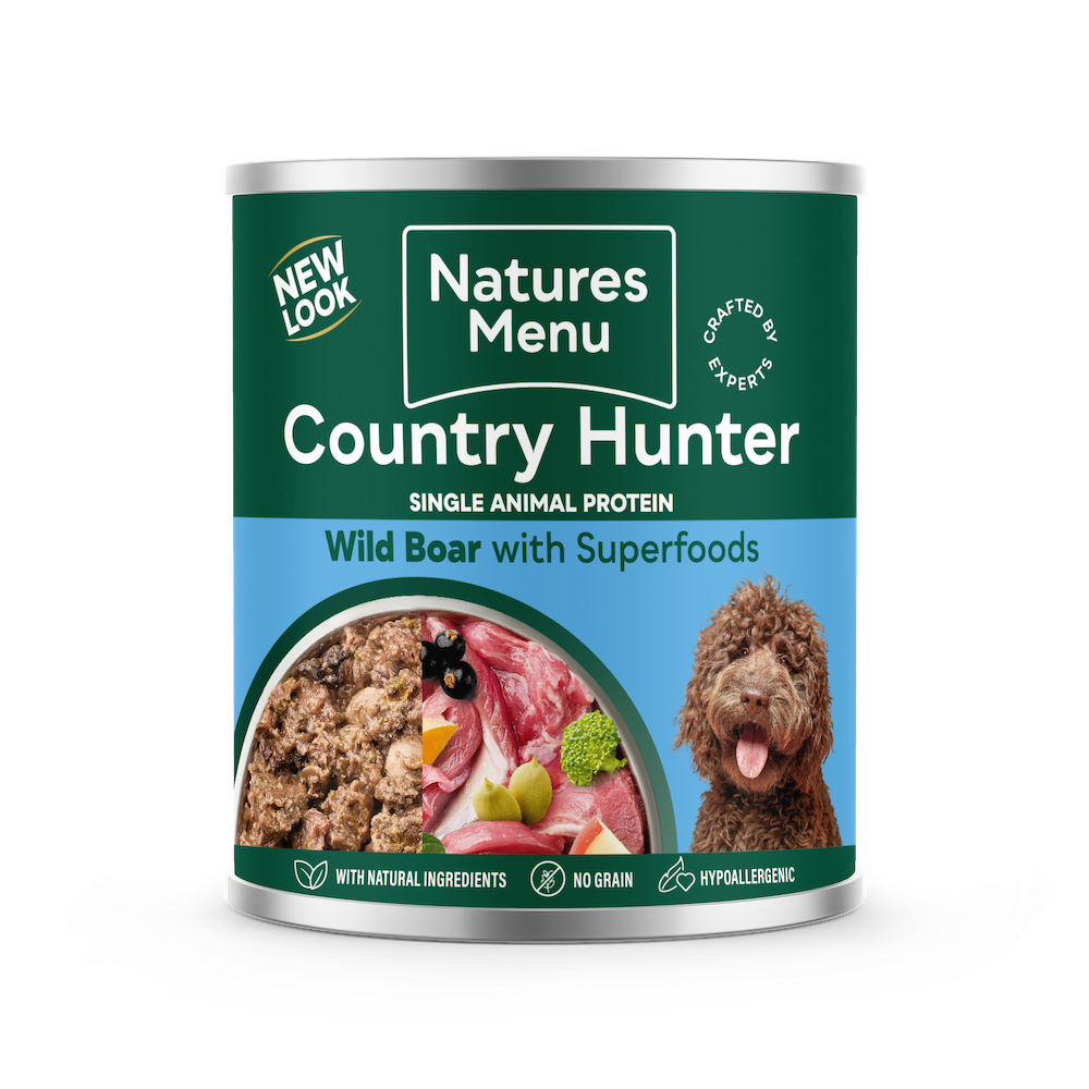 Natures Menu Country Hunter Superfood Selection Multipack Wet Dog Food Cans - Venison, Rabbit, Beef & Wild Boar