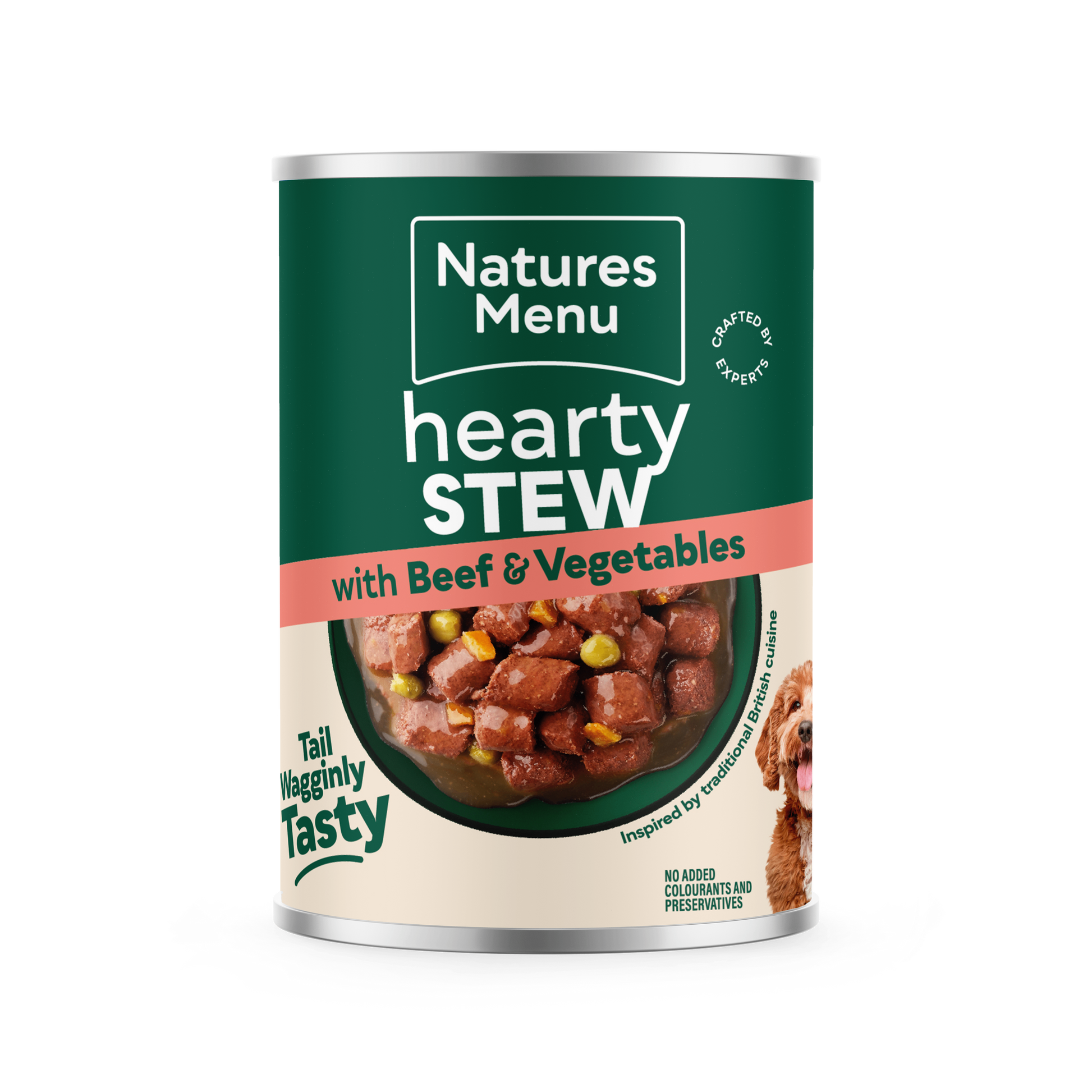 Natures Menu Hearty Stews Wet Dog Food Cans With Chicken, Lamb, Beef, Salmon & Vegetable