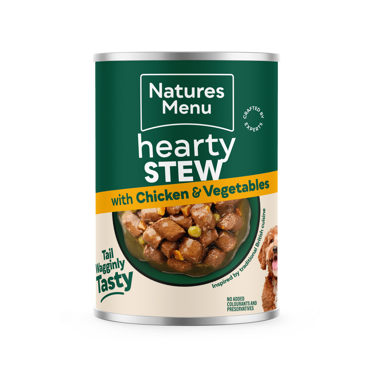 Natures Menu Hearty Stews Wet Dog Food Cans With Chicken, Turkey & Vegetable