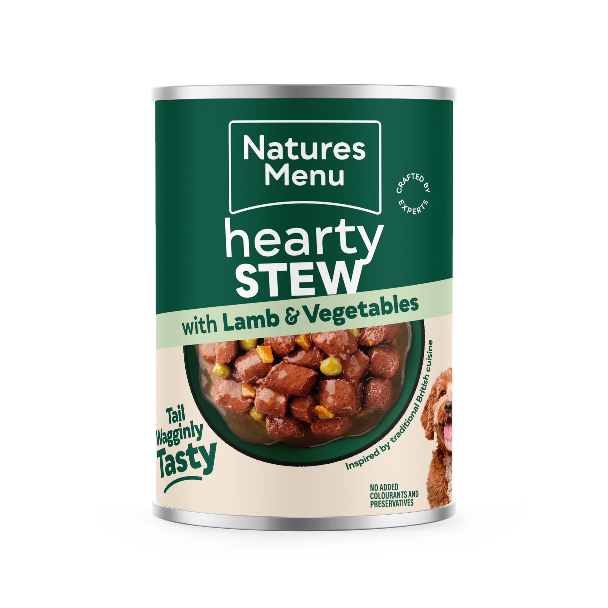 Natures Menu Hearty Stews Wet Dog Food Cans With Lamb, Beef & Vegetable