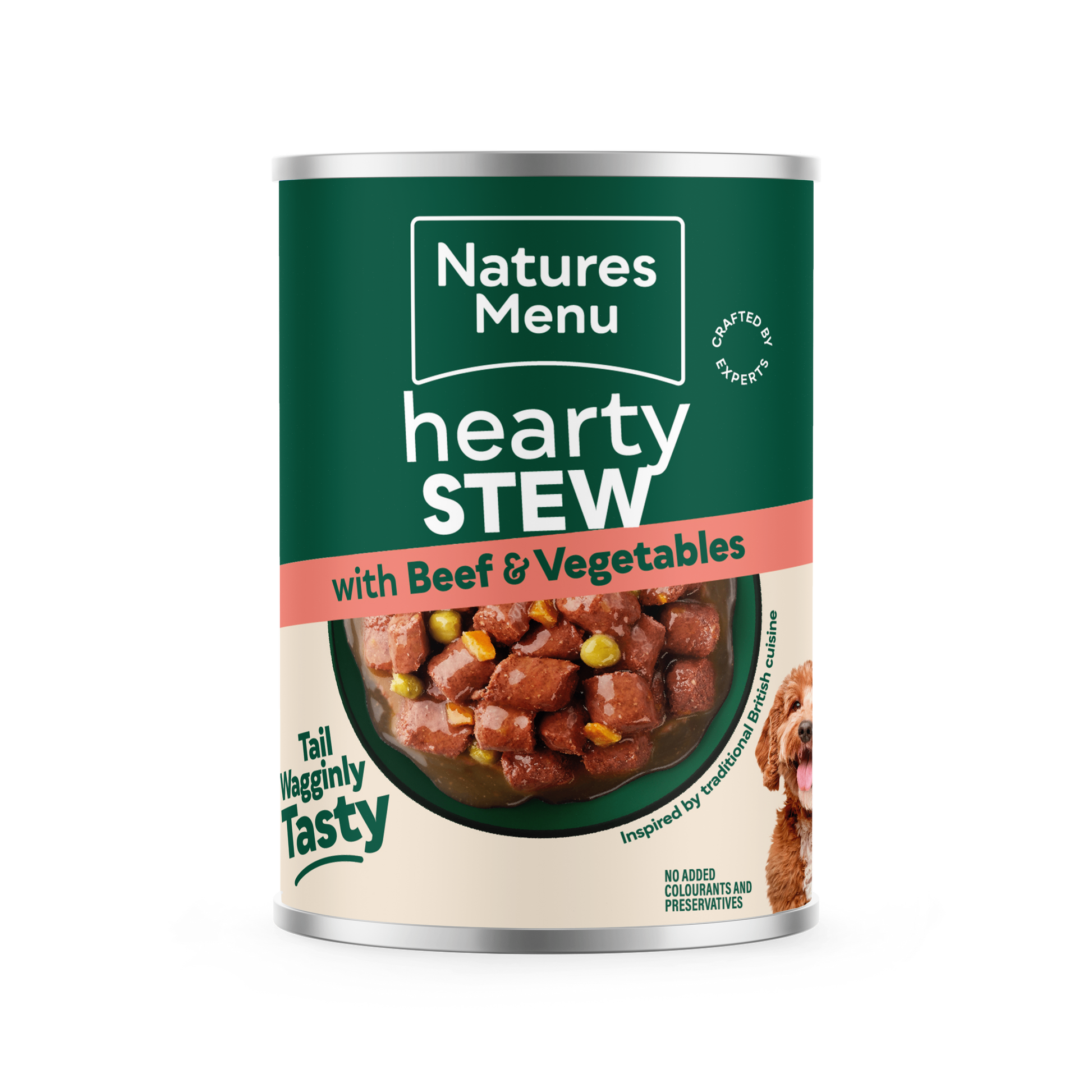 Natures Menu Hearty Stews Wet Dog Food Cans With Lamb, Beef & Vegetable