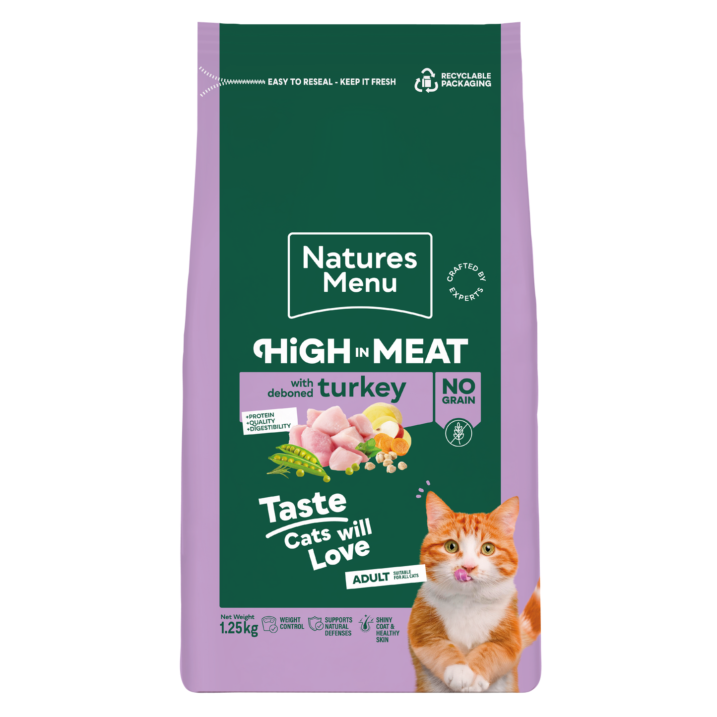 Natures Menu High in Meat with Turkey Adult Dry Cat Food