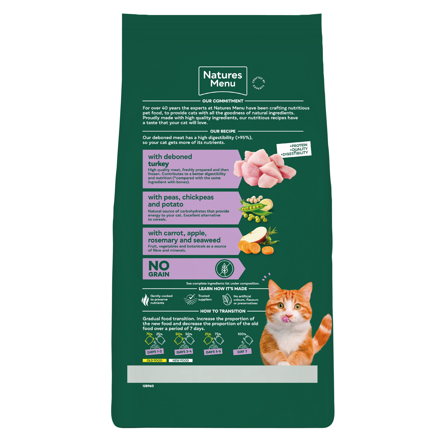 Natures Menu High in Meat with Turkey Adult Dry Cat Food