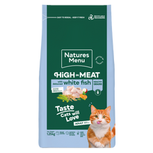 Natures Menu High in Meat with White Fish Adult Dry Cat Food