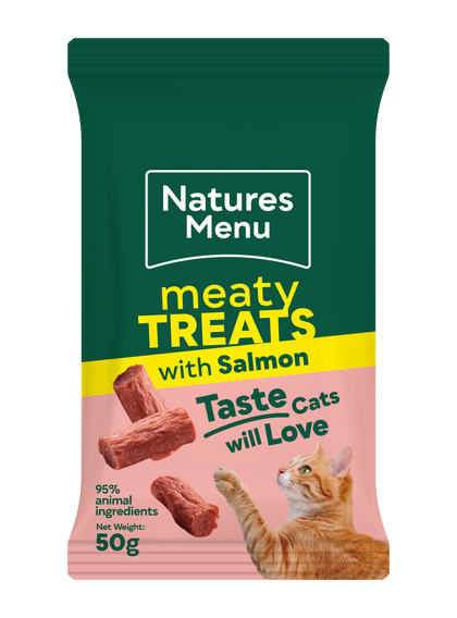 Natures Menu Cat Meaty Treats with Salmon