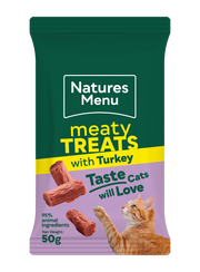 Natures Menu Cat Meaty Treats with Turkey