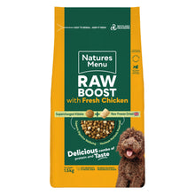 Front View of Natures Menu Freeze Dried Raw Boost Adult Dry Dog Food with Fresh Chicken - 1.5kg & 3kg