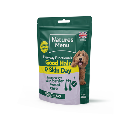 Natures Menu Freeze Dried Everyday Functionals Skin & Coat Dog Treat - Turkey